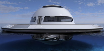 Pływający dom - jak UFO! Nie do wiary