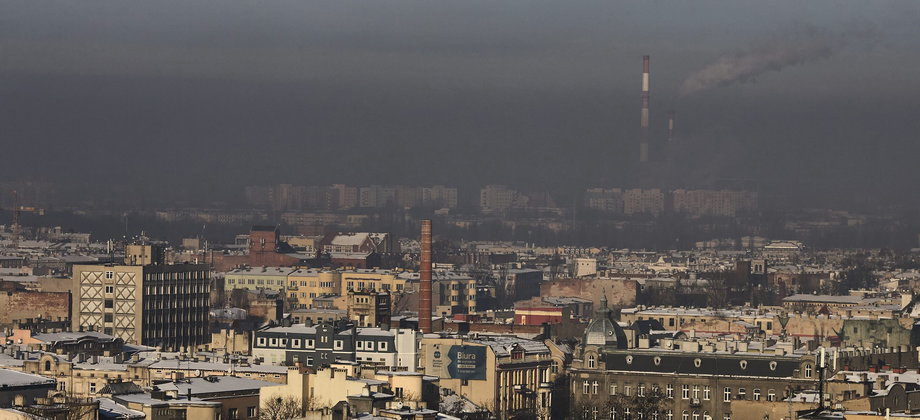 Smog w Łodzi