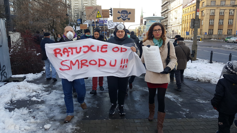 Protest na Woli Warszawa. Materiały prasowe 3