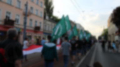 Pamięć rotmistrza Pileckiego uczczona pod znakiem falangi. Wiceprezydent Łodzi protestuje