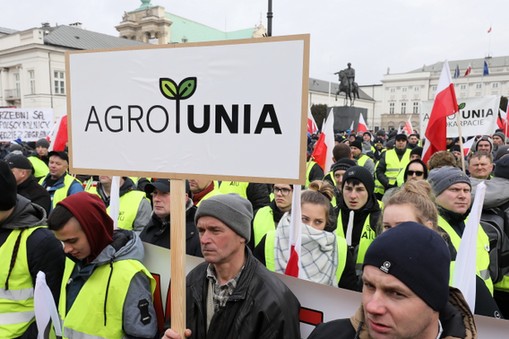 Protest rolników w Warszawie