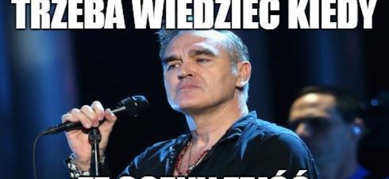 Morrissey na celowniku internautów [najlepsze MEMY]