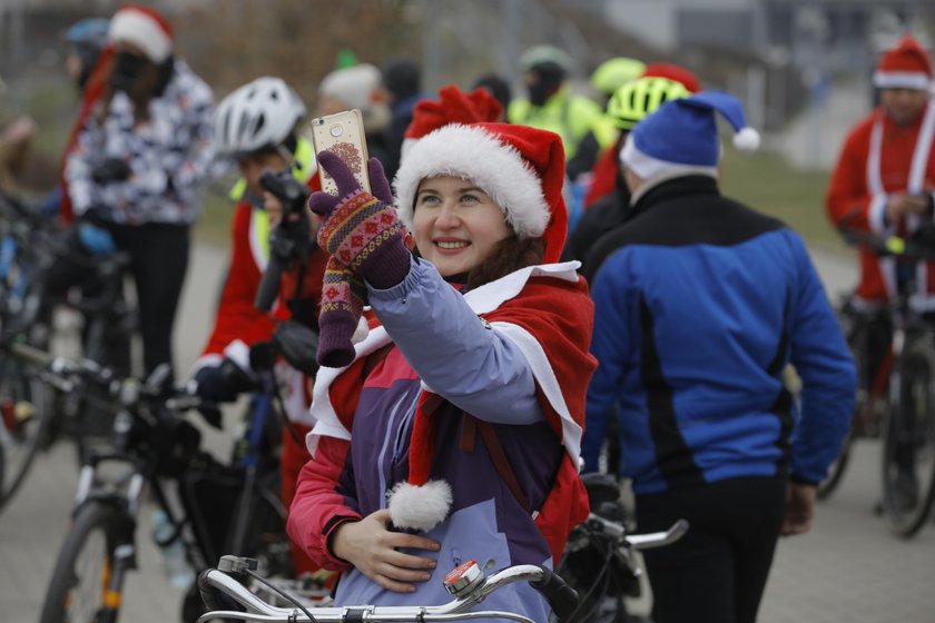 Mikołaje na rowerach 2018