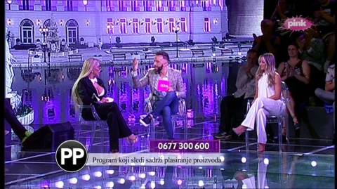 Žana Omnia, Darko Tanasijević i Miljana Popović (Foto: Screenshot TV Pink)