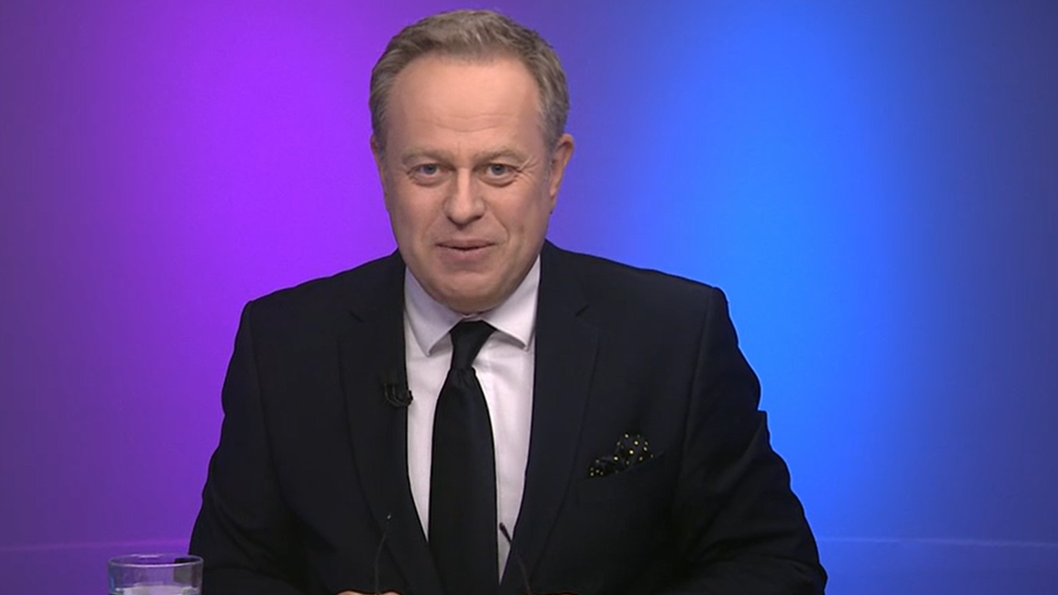 Český moderátor Václav Moravec.