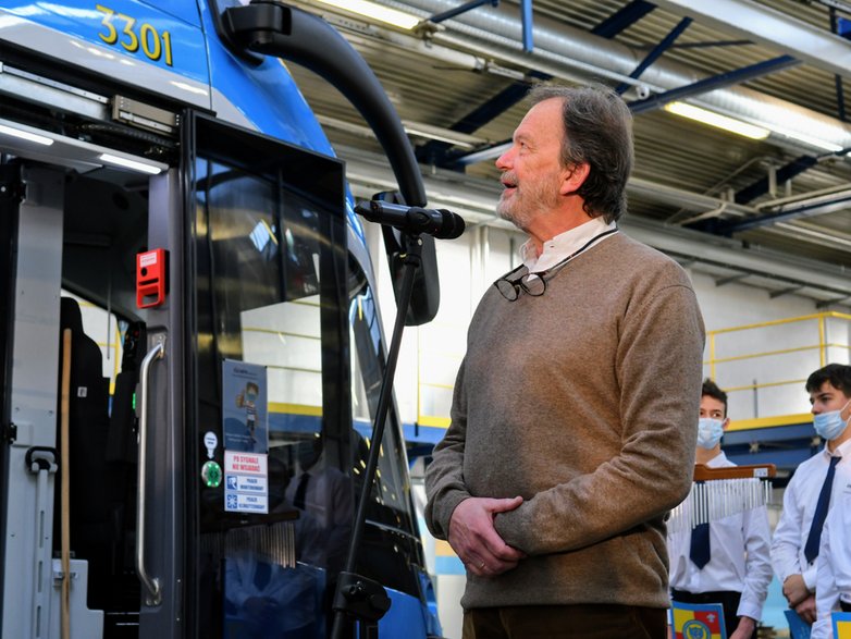 Patronką najnowocześniejszego we Wrocławiu tramwaju została Maria Koterbska