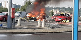 Wybuch na parkingu w sosnowieckiej Castoramie. Nowe fakty