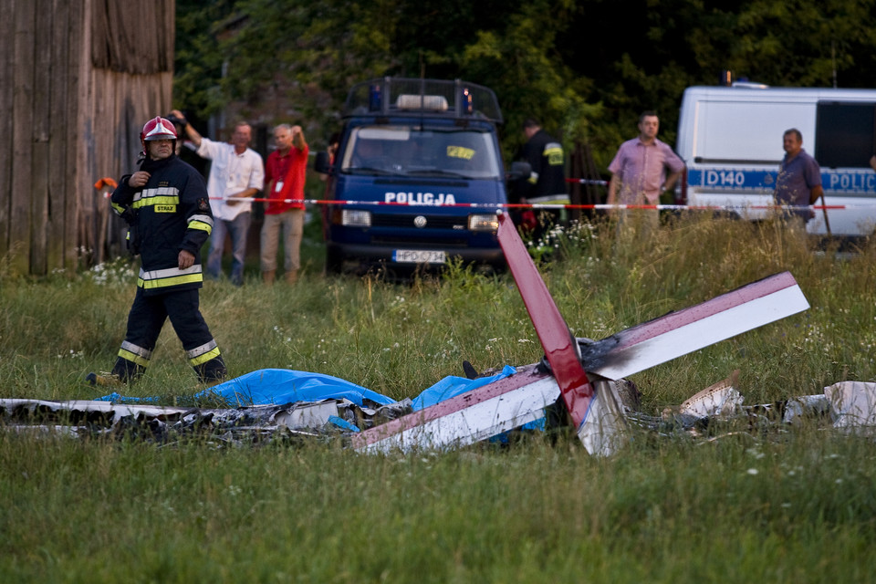 RADAWIEC WYPADEK AWIONETKI OFIARY