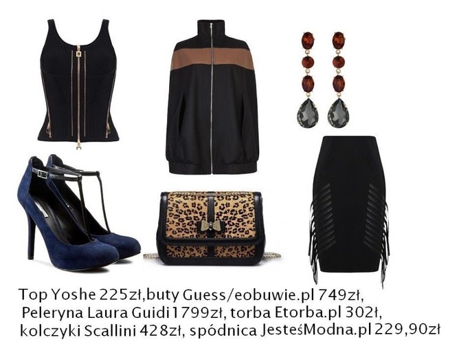 Jesienne STYLIZACJE z peleryną