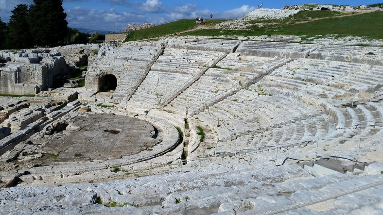 Syrakuzy, teatr grecki. Sycylia, Włochy
