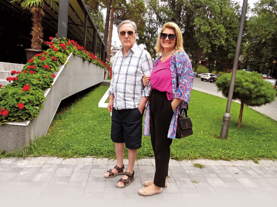Dragoslav Lazić sa ženom