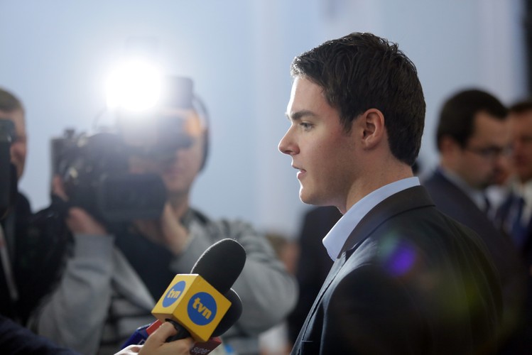 Najmłodszy poseł - Łukasz Rzepecki z PiS