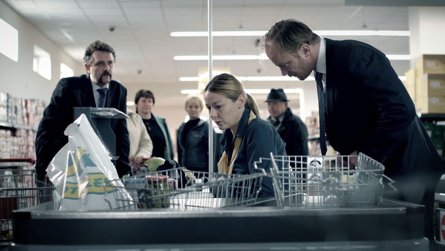 Katarzyna Kwiatkowska i Eryk Lubos w filmie 'Dzień Kobiet'