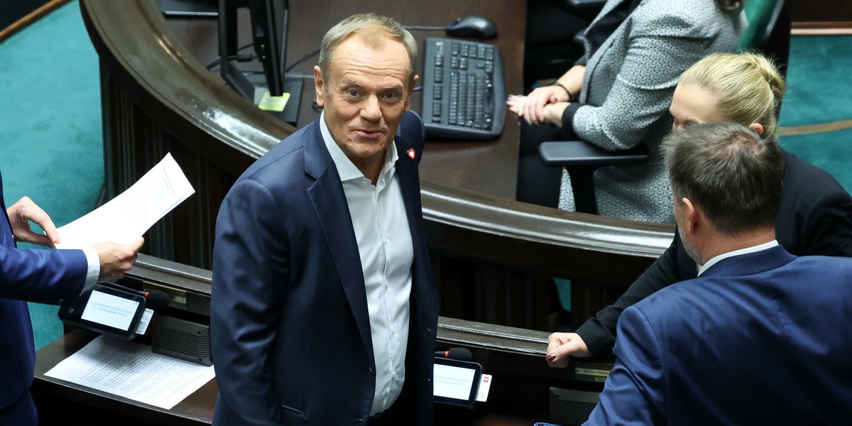 Donald Tusk, lider Platformy Obywatelskiej