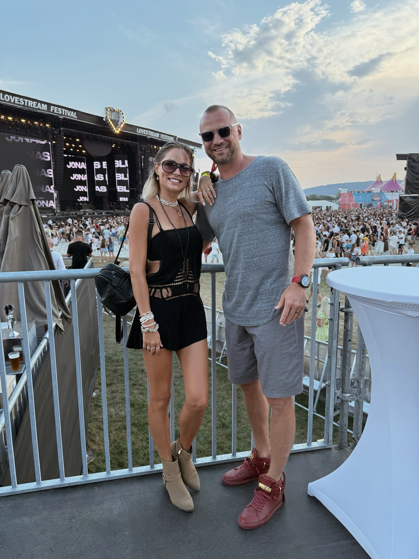 Manželia Marián a Ivana Gáboríkovci na festivale Lovestream v roku 2025.