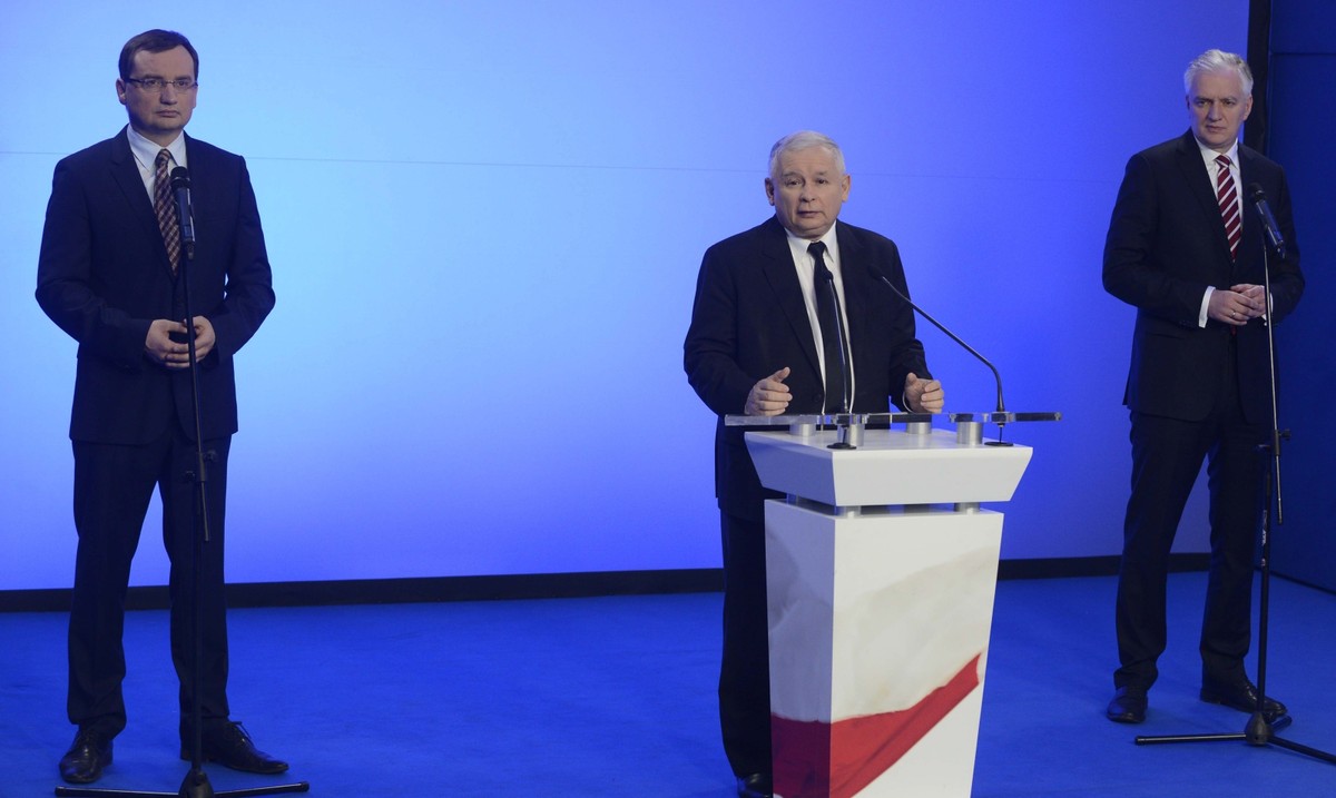 Zbigniew Ziobro, Jarosław Kaczyński i Jarosław Gowin