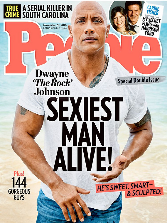 Dwayne "The Rock" Johnson na okładce "People"
