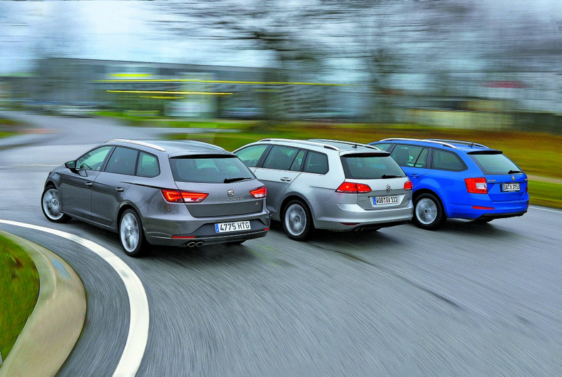 Seat Leon ST, Skoda Octavia Combi, Volkswagen Golf Variant