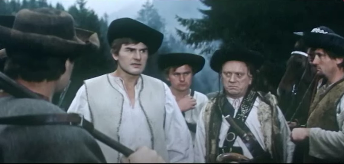 František Kuchta vo filme Jánošík.