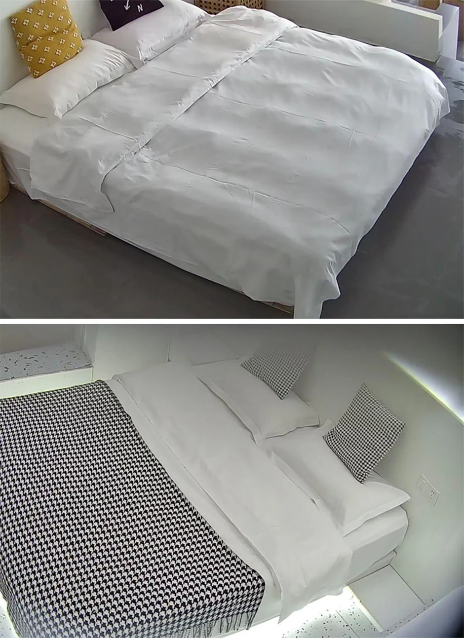 Špijunske kamere koje uživo prenose dešavanja u hotelskim sobama pružaju jasan pogled na krevete | Foto: BBC