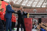 Russian President Vladimir Putin FIFA World Cup Trophy Tour