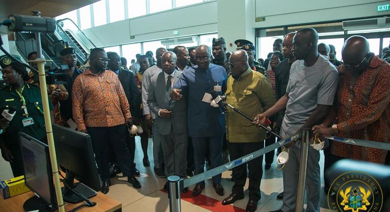 President Akufo-Addo at Kotoka International Airport 