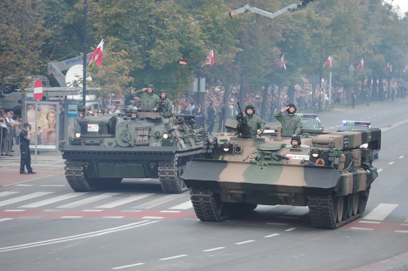 Defilada z okazji święta Wojska Polskiego.