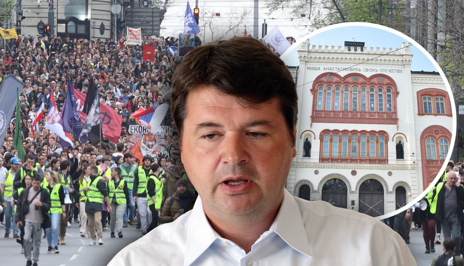 "Na Pravnom fakultetu je obustava nastave i ispita potpuna", kaže Vladan Petrov.