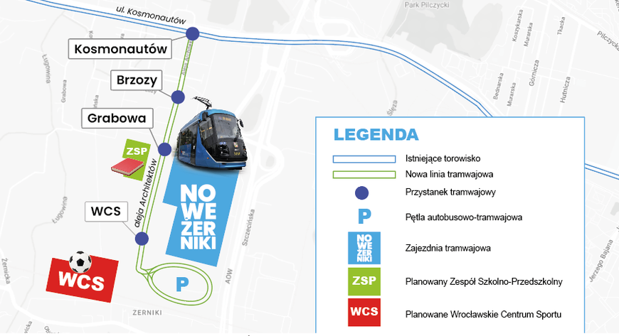 Planowane inwestycje na Nowych Żernikach