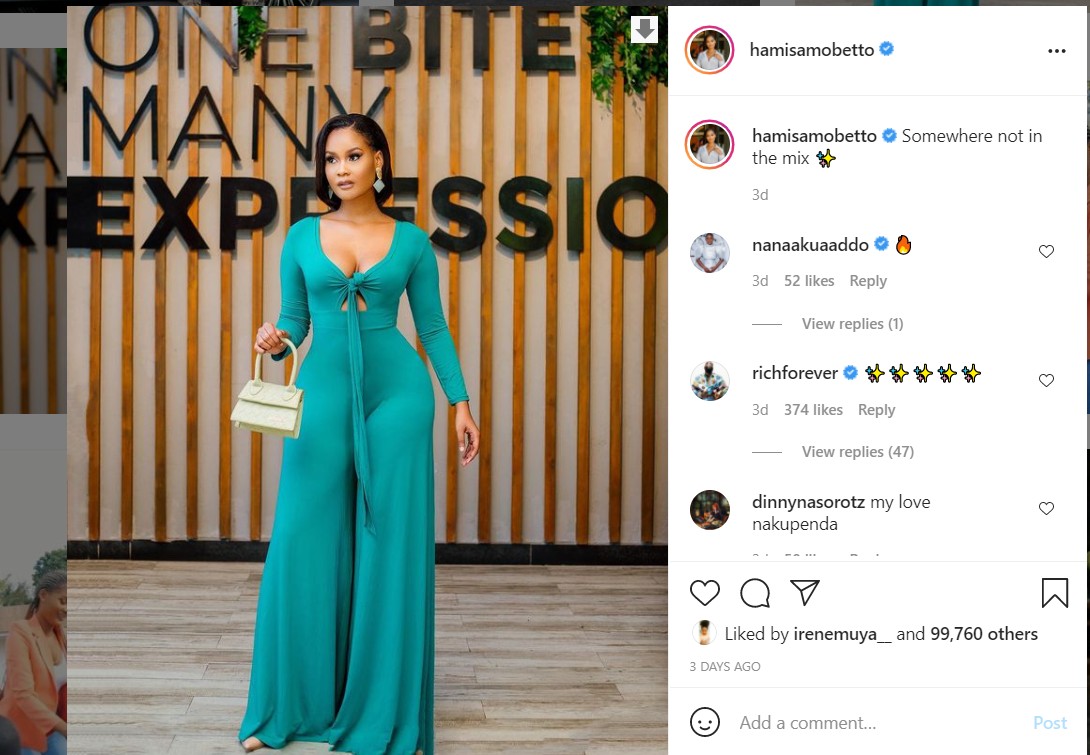 Rick Ross and Hamisa Mobetto. Rapper Rick Ross raises eyebrows with Comments on Hamisa Mobetto’s Photos (Screenshots)