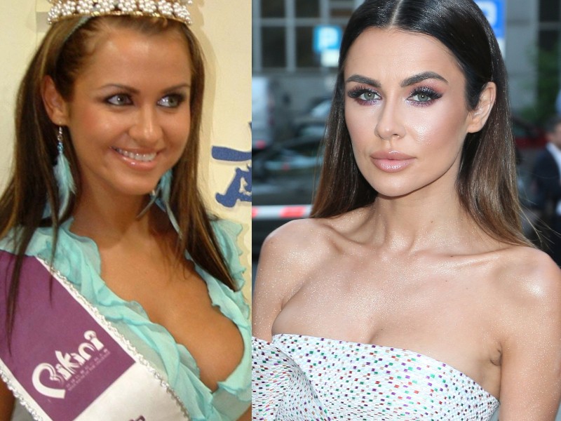 Natalia Siwiec w 2005 i 2018 roku