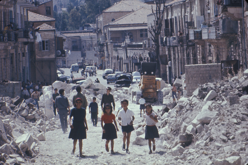 Jerozolima po wojnie izraelsko-arabskiej. 1967 r.