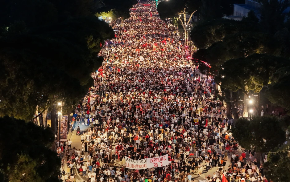 Protest u Albaniji