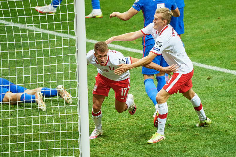 Damian Kądzior był bohaterem meczu Polska - Anglia (2021)