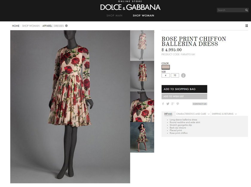 Sukienka marki Dolce & Gabbana