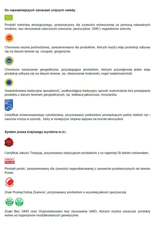 Etykiety. Dodatkowe informacje i oznaczenia, źródło: Rödl & Partner