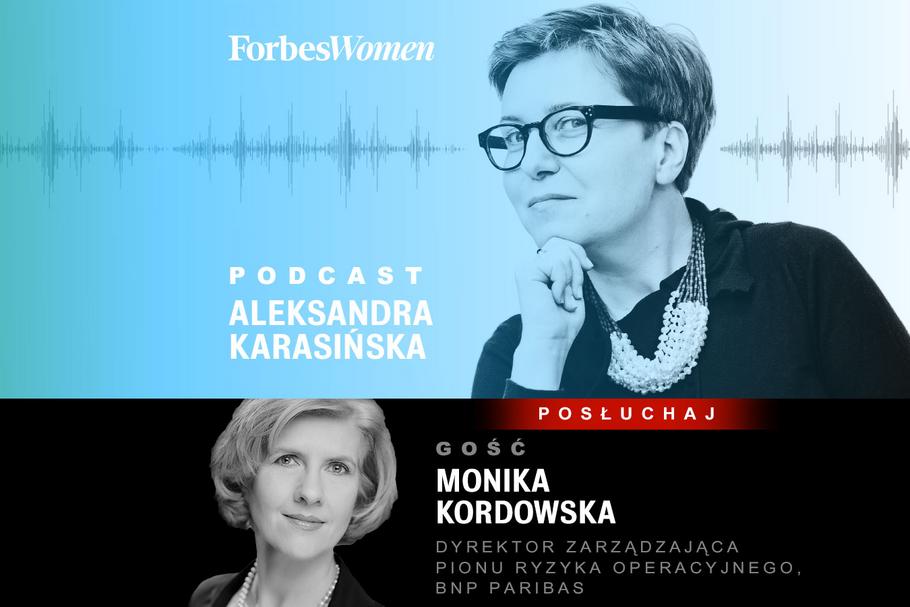 Monika Kordowska w podcaście Forbes Women opowiada o ideale lidera i liderki. Mówi o integralności i o tym, czy łatwo być sobą w środowisku korporacyjnym.