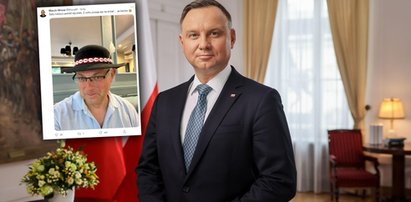 Tak prezydent Duda zareagował na zdjęcie dziennikarza TVN. Zaskakujący komentarz