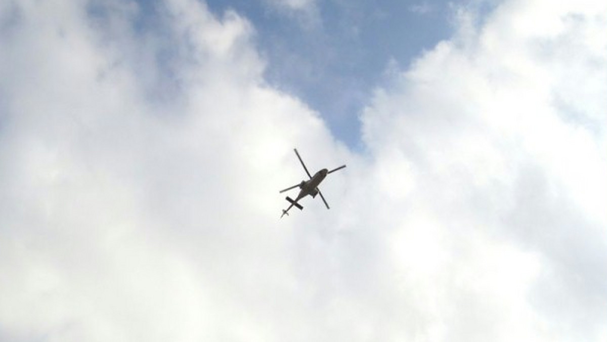 27 maja, około godz. 10 nad katowickim Spodkiem pojawił się wojskowy helikopter.
