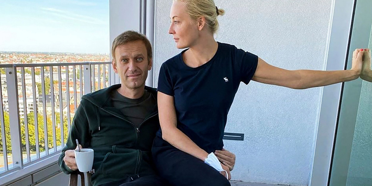Julia i Aleksiej Nawalny byli kochającą się parą.