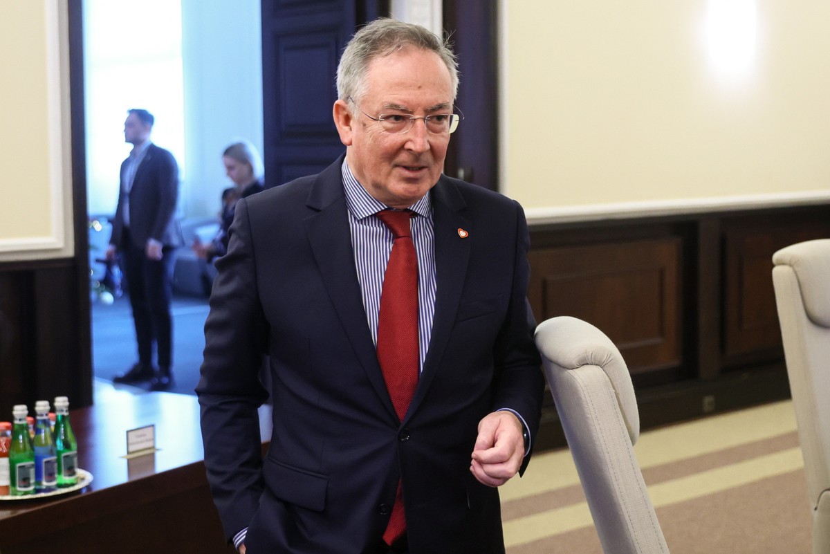 Minister kultury i dziedzictwa narodowego Batłomiej Sienkiewicz