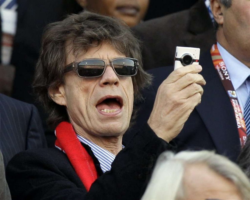 Jagger na trybunach = klątwa