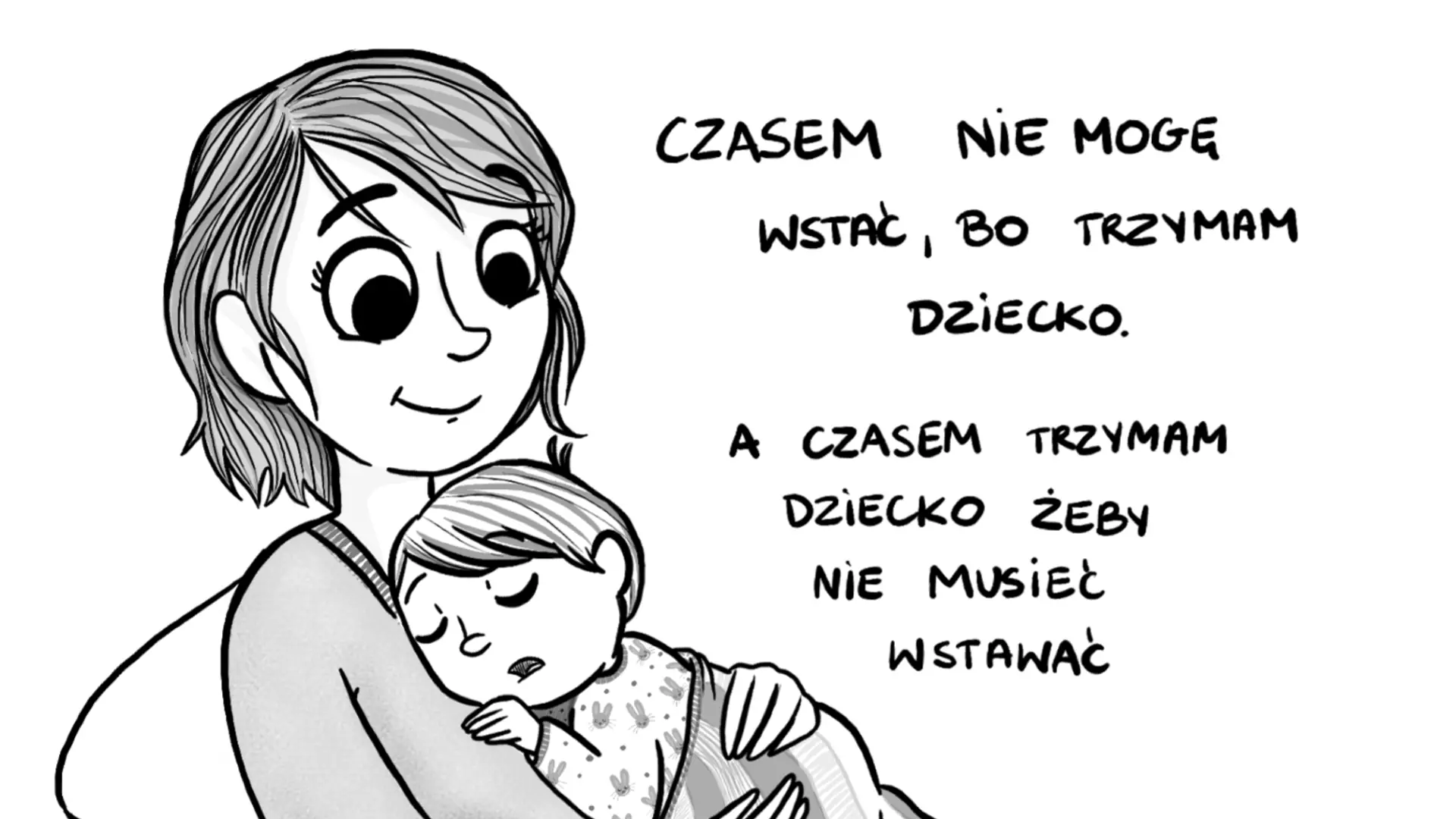 "Nie mogę, trzymam dziecko". O (nie)idealnym rodzicielstwie i "dobrych radach"