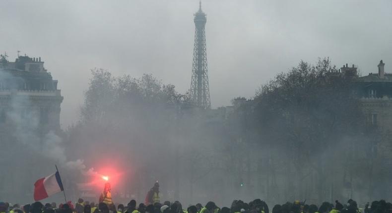 The so-called 'yellow vests' protests first erupted over fuel tax hikes