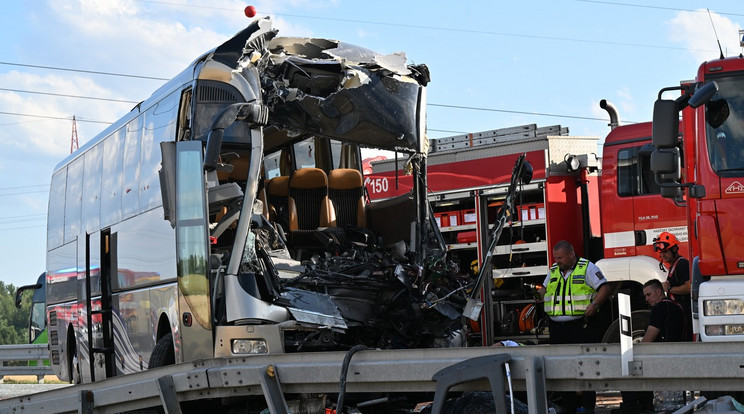 Brutális buszbaleset Csehországban / Fotó: Profimedia