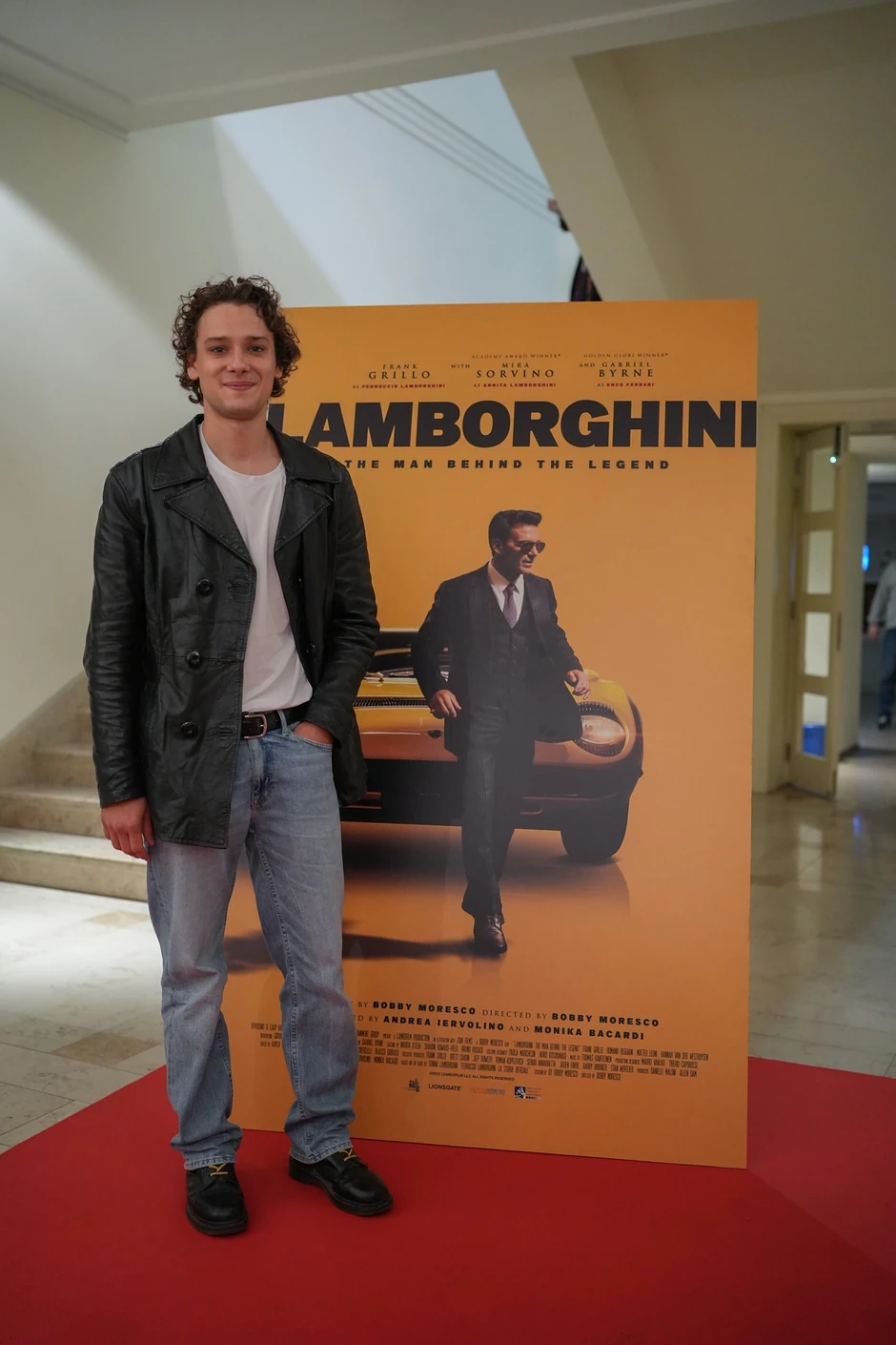 Romano Ređani, glumac u ulozi mladog Feruča Lamborginija