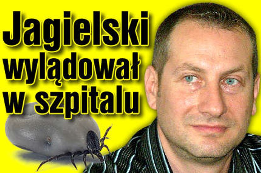 Jagielski wylądował w szpitalu