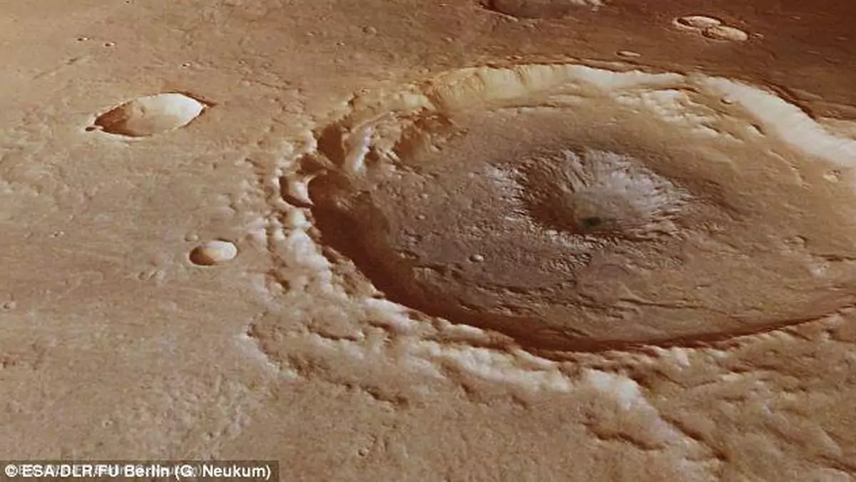 Unikalne kratery odkryte na Czerwonej Planecie