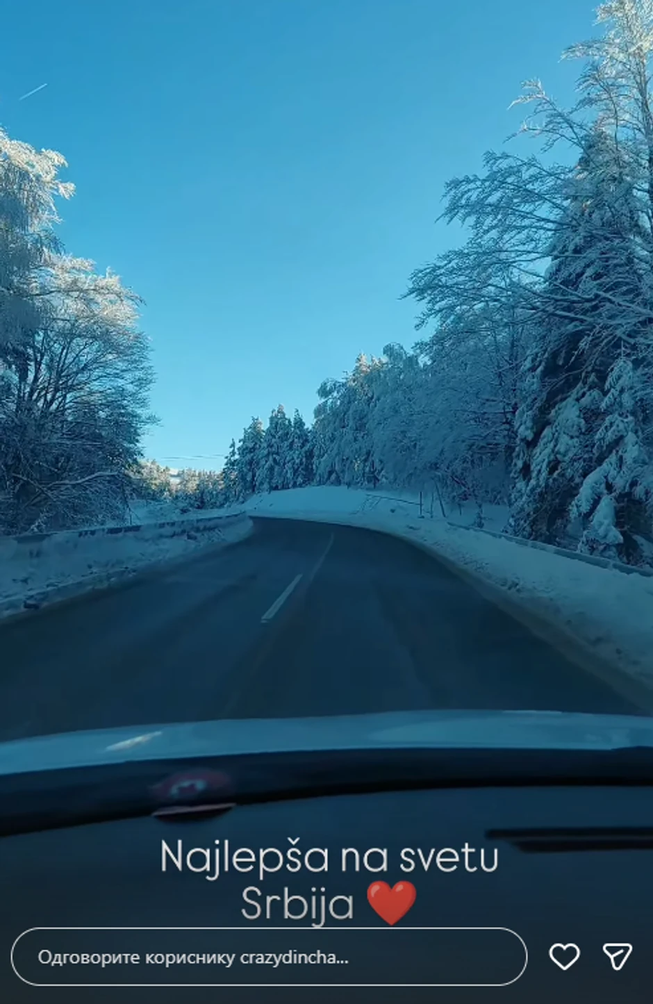 Dinča sa porodicom otišao iz Beograda