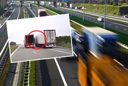 Pojedynek TIR-ów na autostradzie. Nikt nie chciał odpuścić [Nagranie]